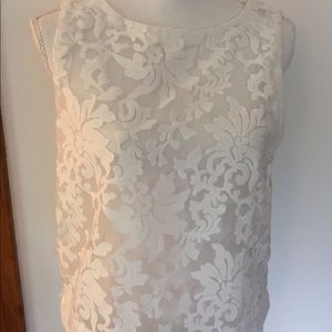 Banana Republic sheer sleeveless top-Size S, NWT